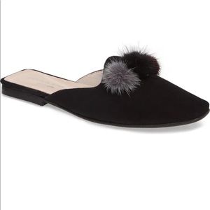 Patricia Green Cerise Genuine Fur Mule
